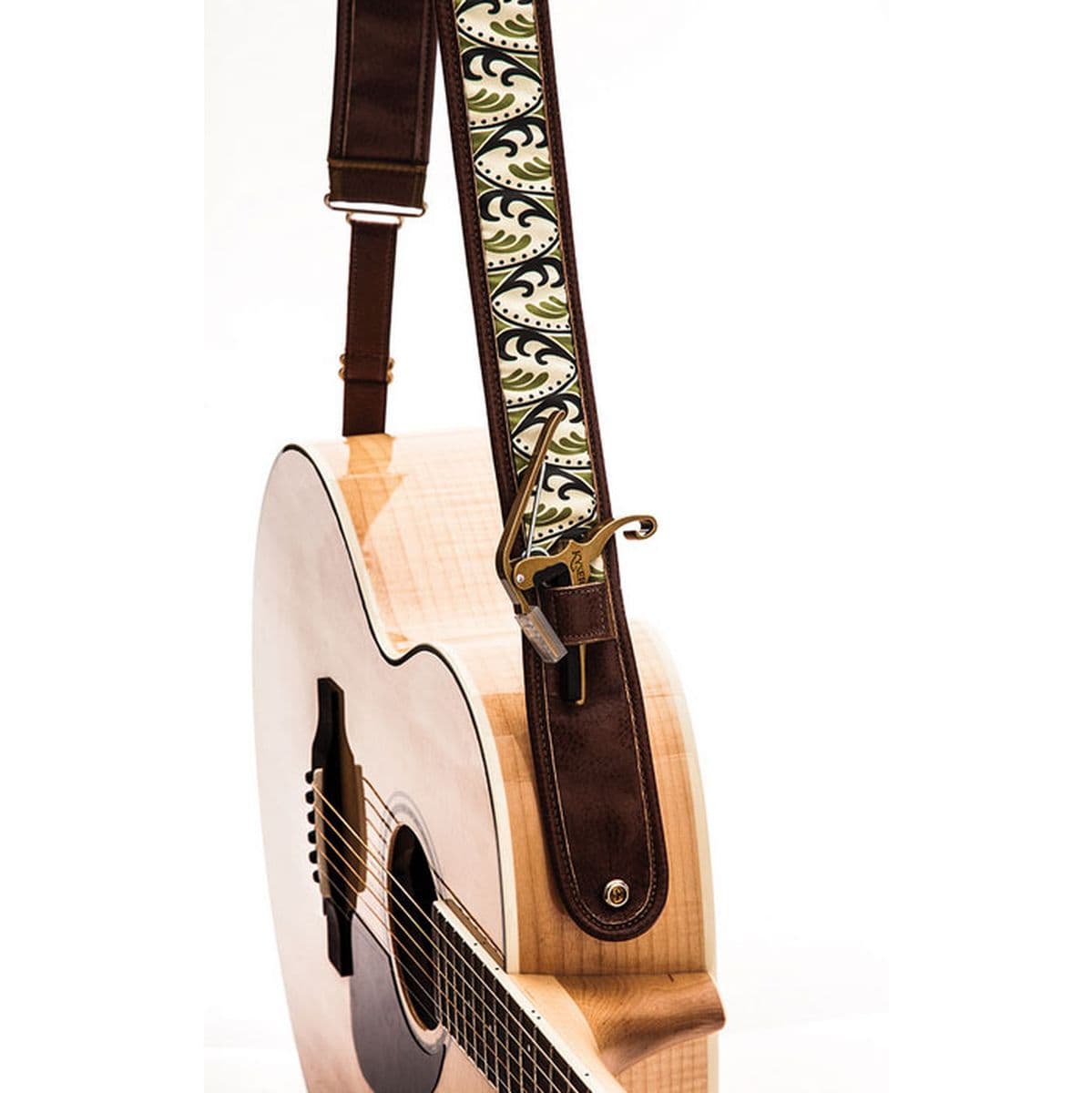 Guitar Strap - Spring K Brown — Kyser