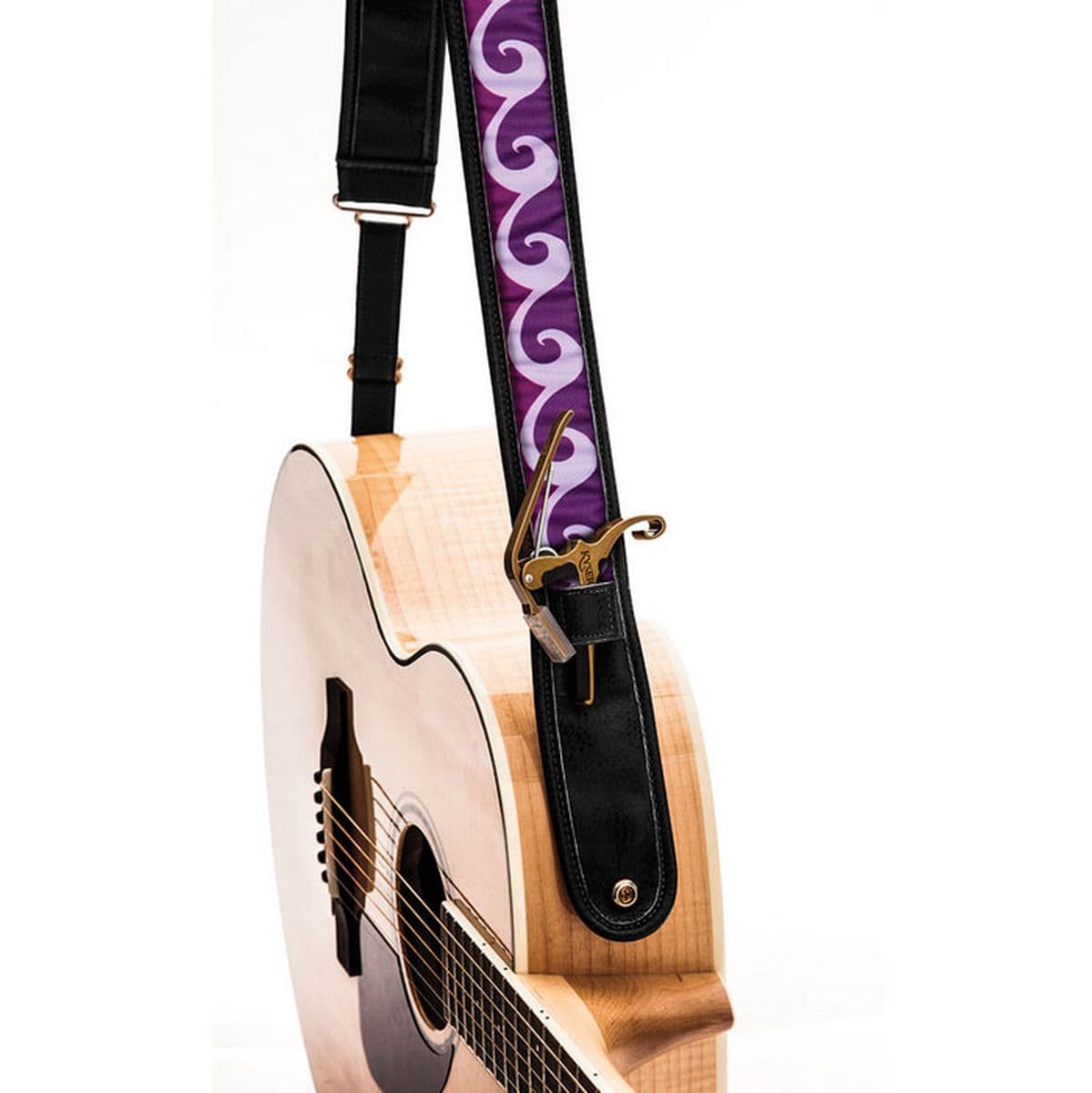 Guitar Strap - Sea Wave Black — Kyser
