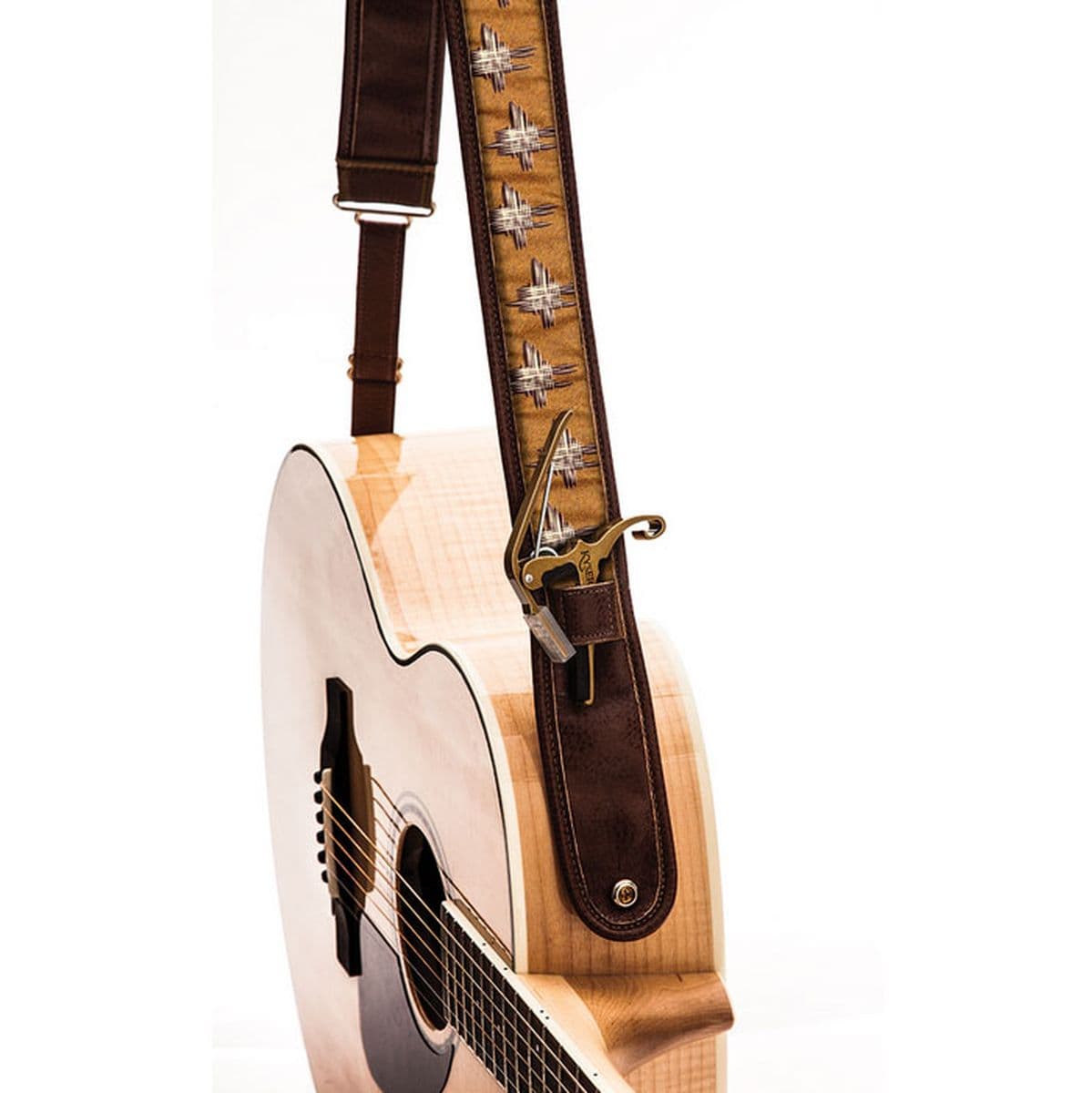 Guitar Strap - Acron Brown — Kyser