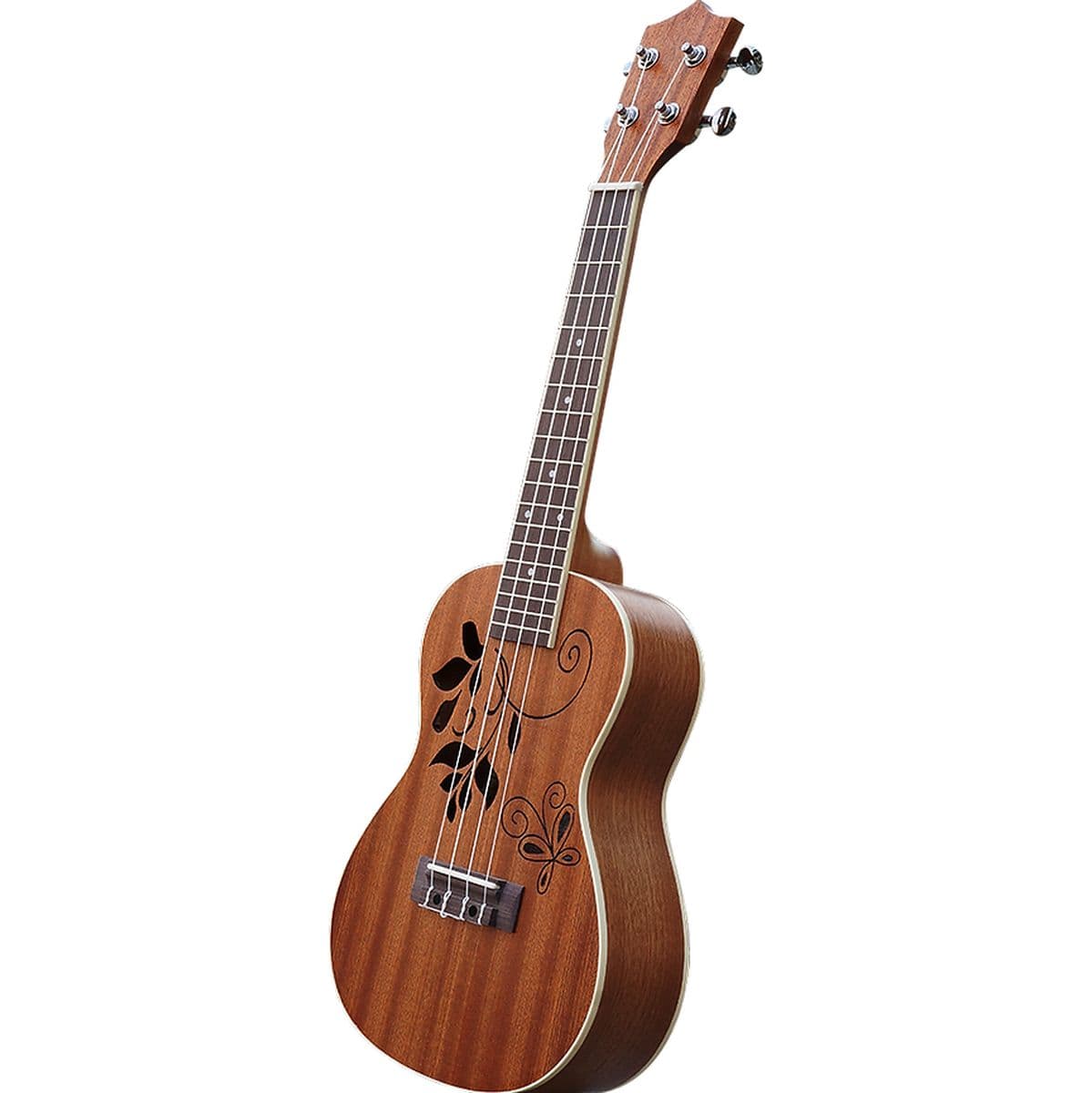 Leaves SPL Ukulele Leaves Sapele (Dark) — CLX