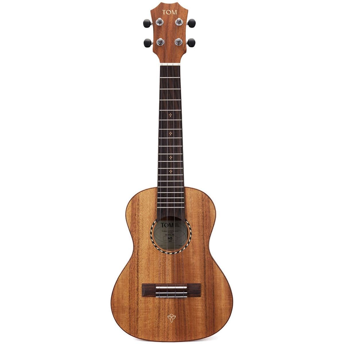 M-3 Ukulele Concert w/ Luxury Cover Acacia Solid Top — Tom