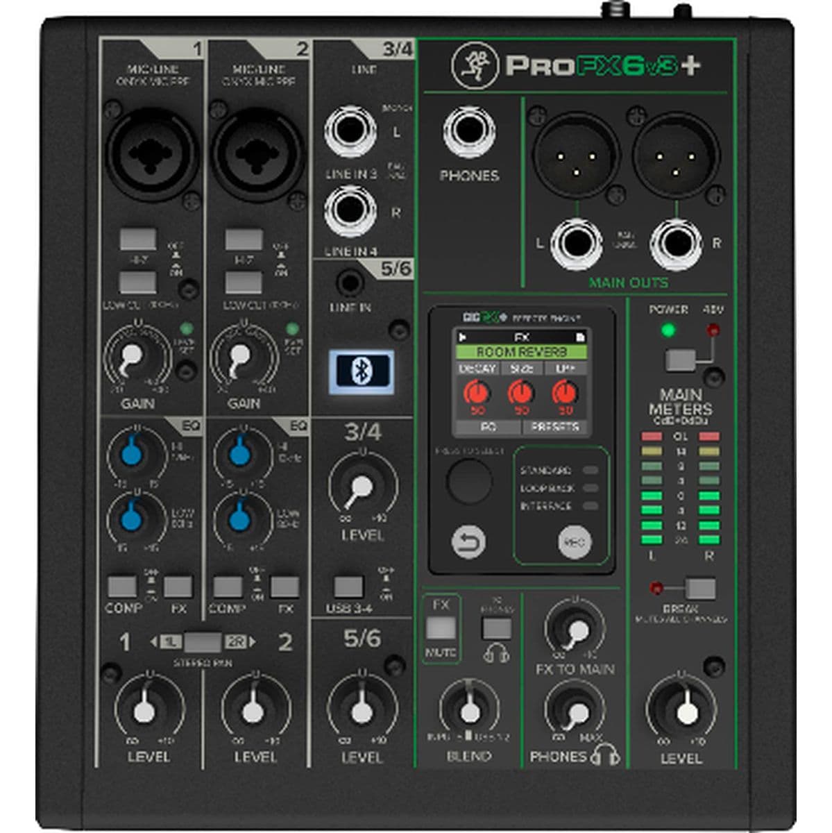6-Channel Analog Mixer w/ Enhanced FX USB Recording Modes And Bluetooth — Mackie