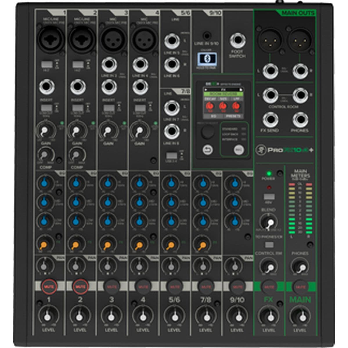 10-Channel Analog Mixer w/ Enhanced FX USB Recording Modes And Bluetooth — Mackie