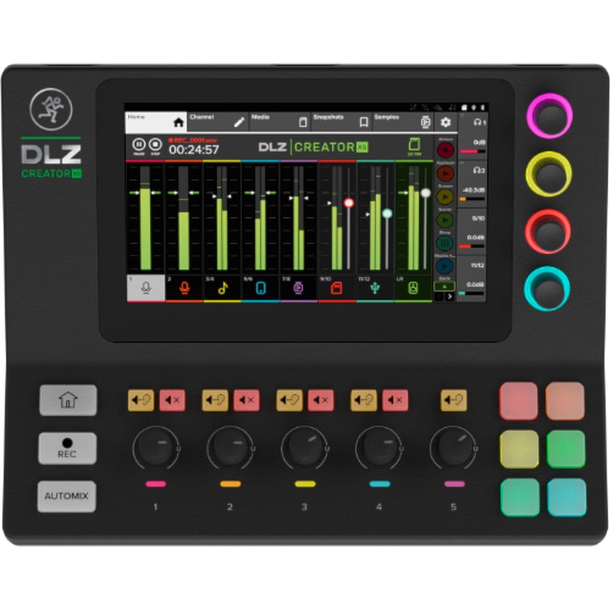 Compact Adaptive Digital Mixer For Podcasting And Streaming — Mackie