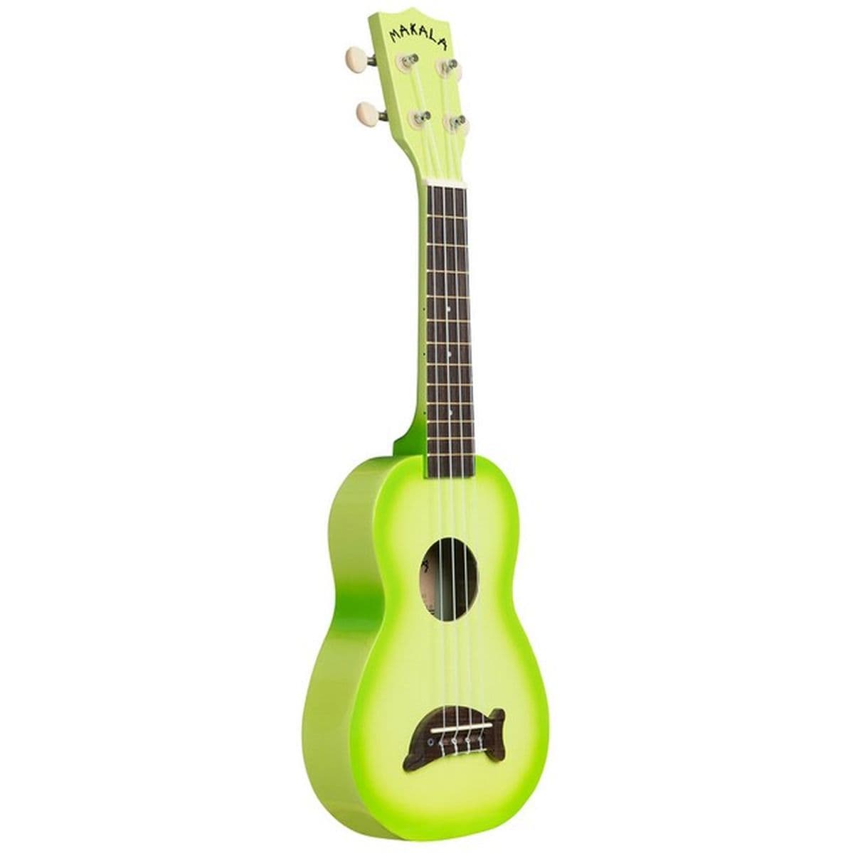Green Apple Burst Soprano Dolphin Rosewood Update — Kala