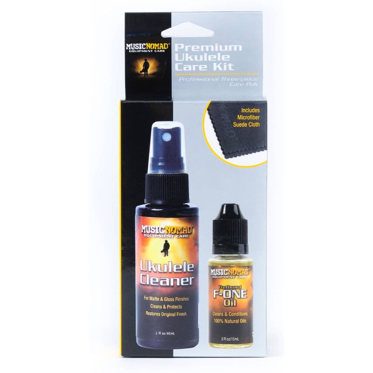 Premium Ukulele Care Kit (3 Pak) - MN142 — MusicNomad
