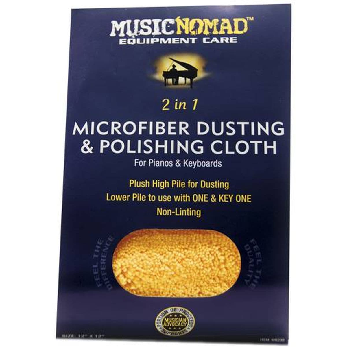 Microfiber Cloth For Pianos & Keyboards - MN230 — MusicNomad