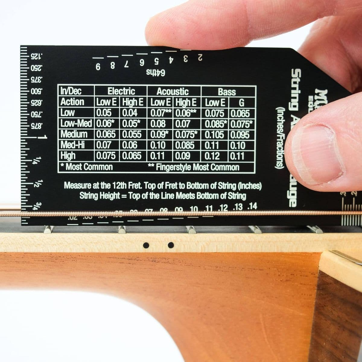 Precision String Action Gauge - MN602 — MusicNomad