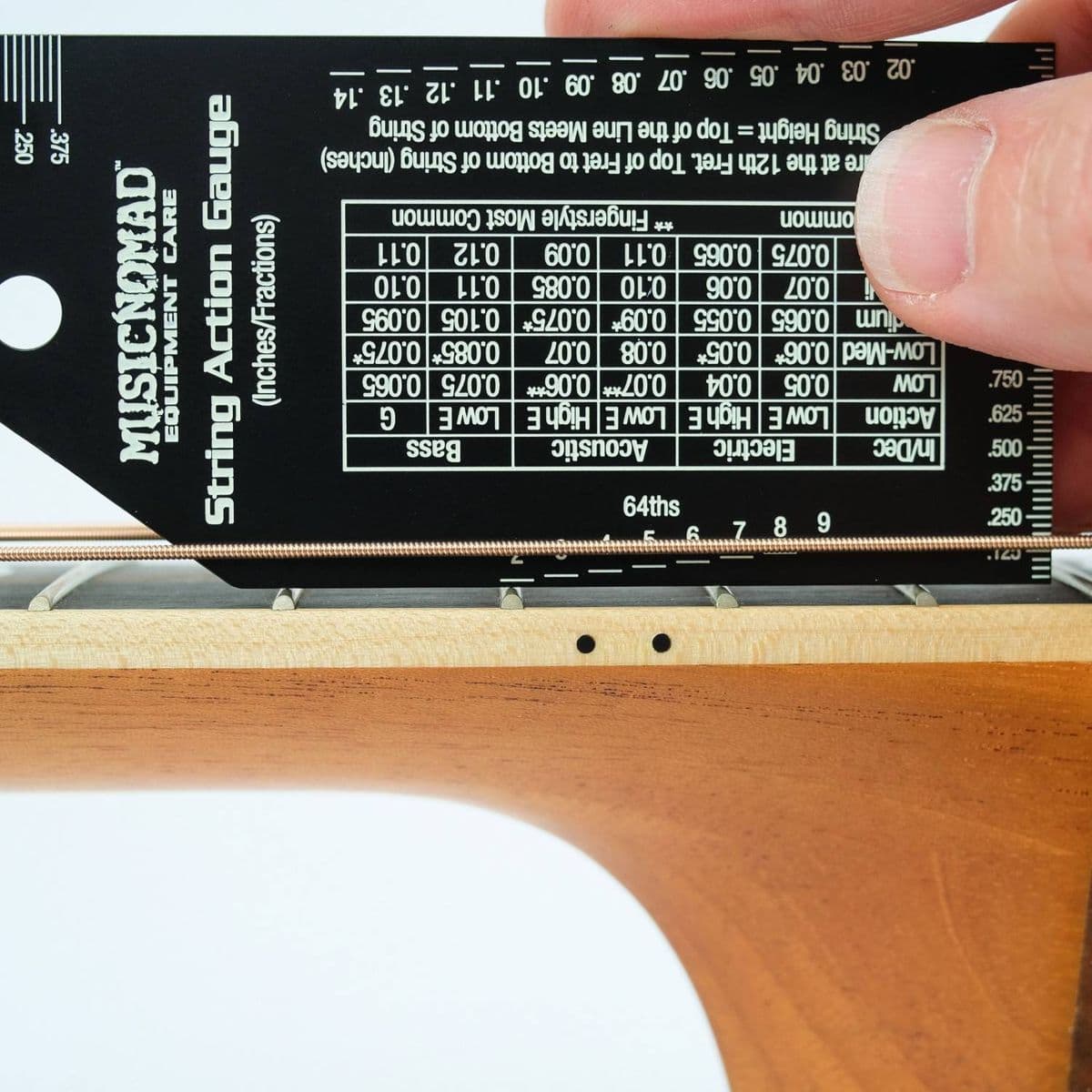 Precision String Action Gauge - MN602 — MusicNomad