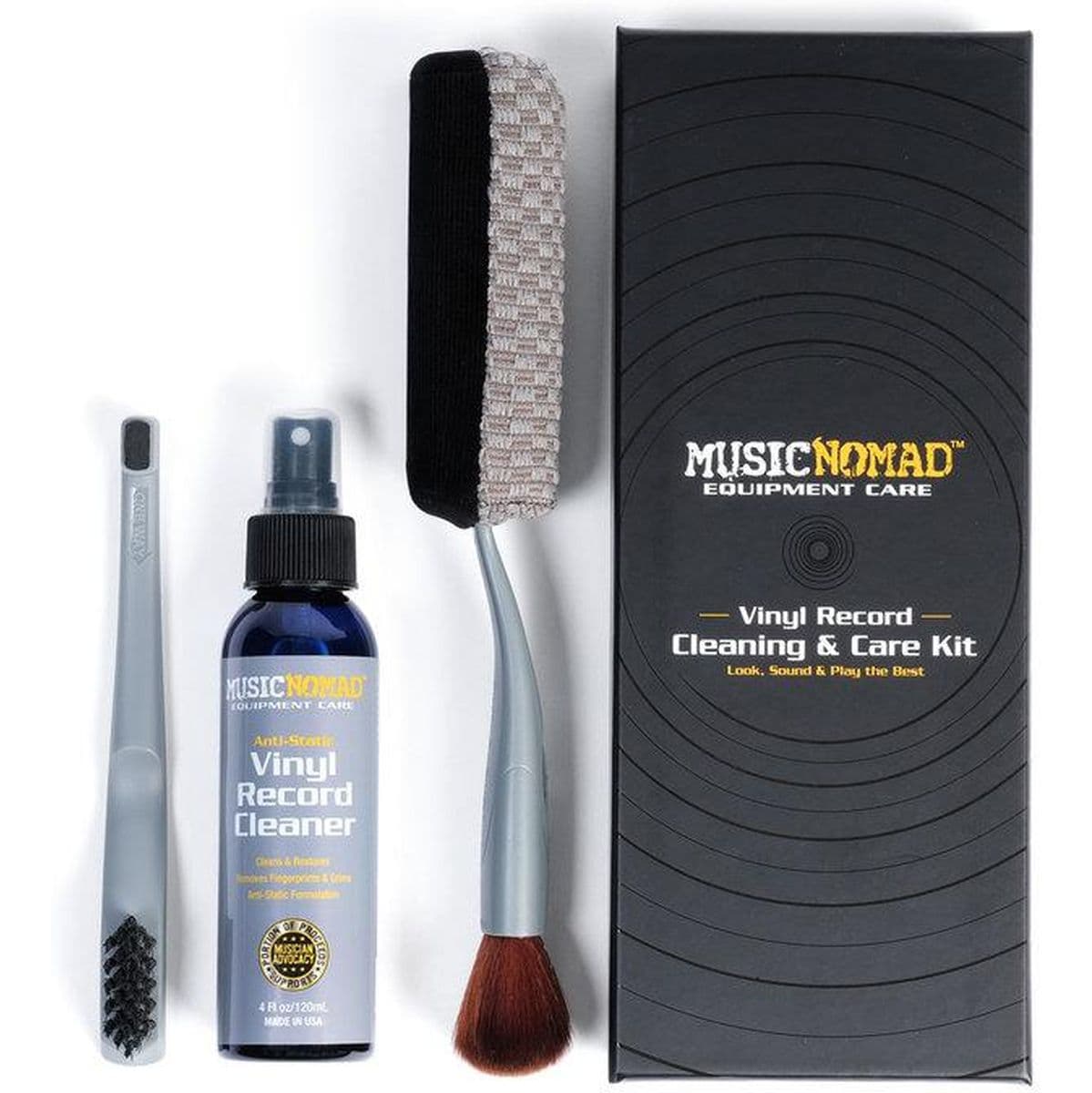 6 'N 1 Vinyl Record Cleaning & Care Kit — MusicNomad