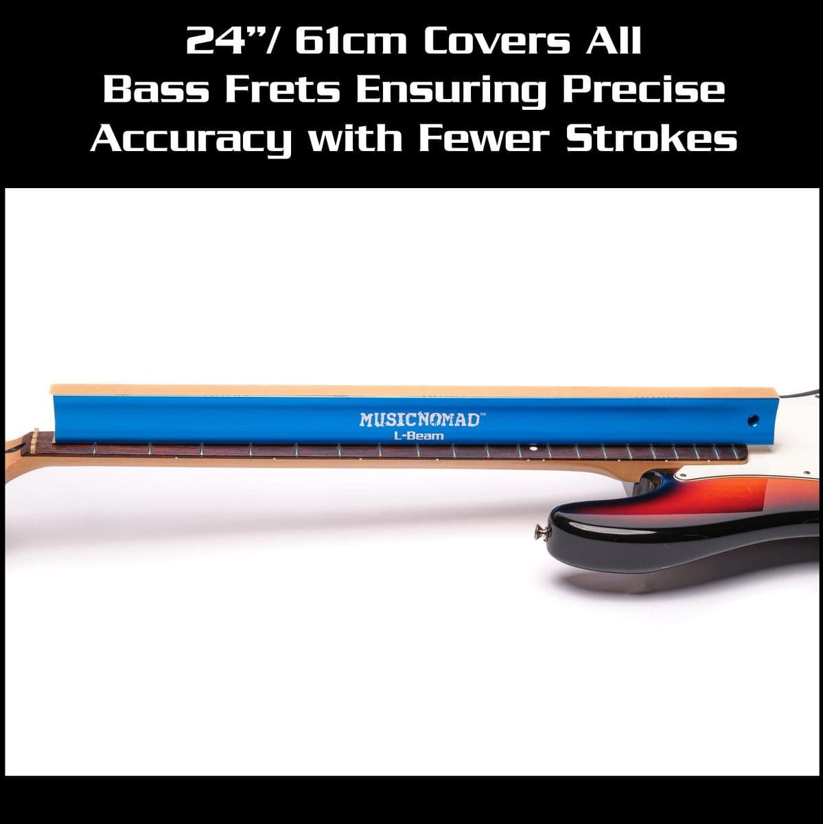 Fret Leveler - Leveling (L-Beam) 24 — MusicNomad