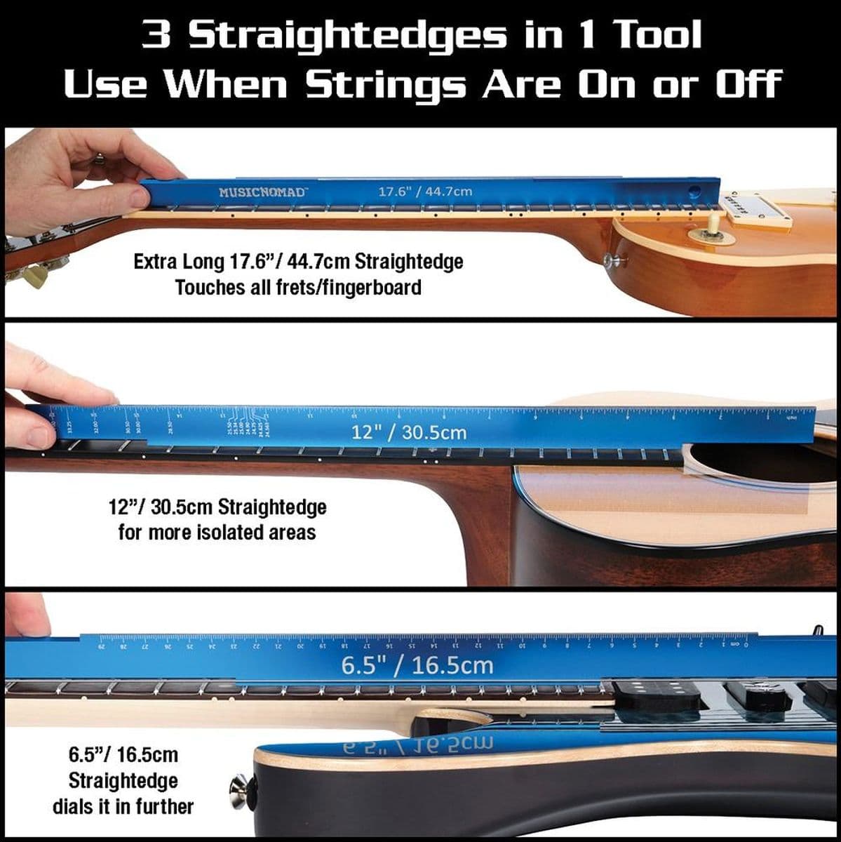 Tri-Beam 3 'N 1 Straightedge 17.6 — MusicNomad
