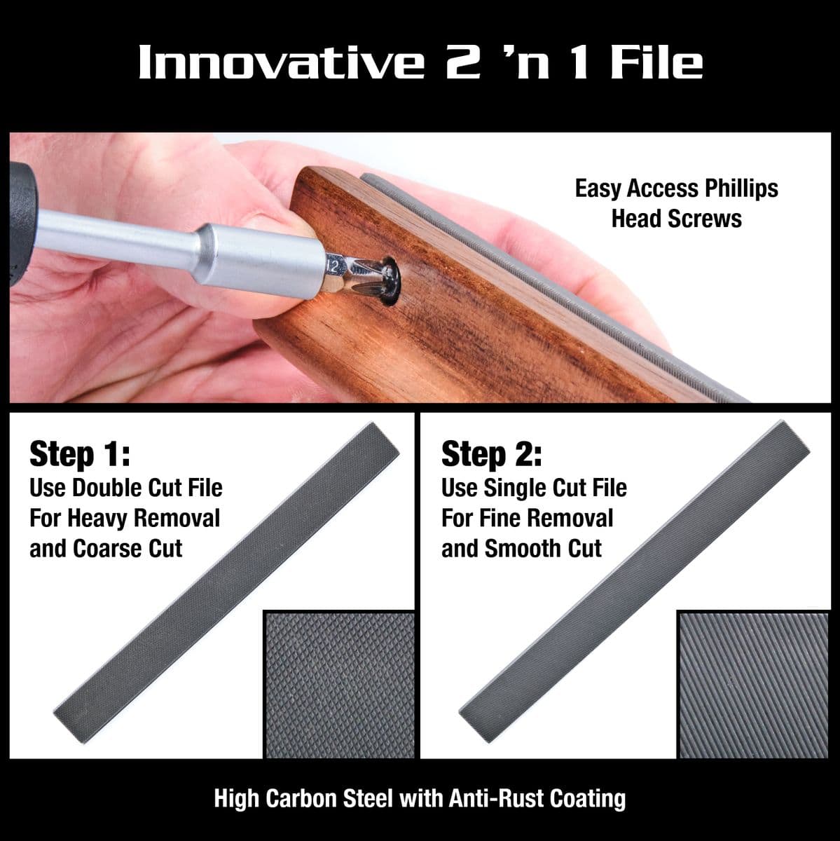 Fret Beveling File (B-File) — MusicNomad