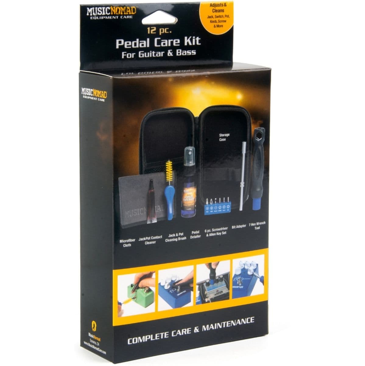 Pedal Care Kit For Guitar + Bass 12 PC - MN286 — MusicNomad