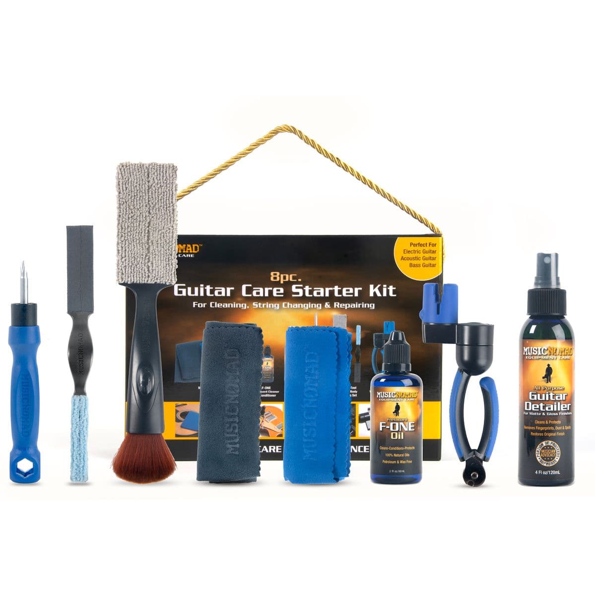 Guitar Care Kit  8 PC - MN299 — MusicNomad