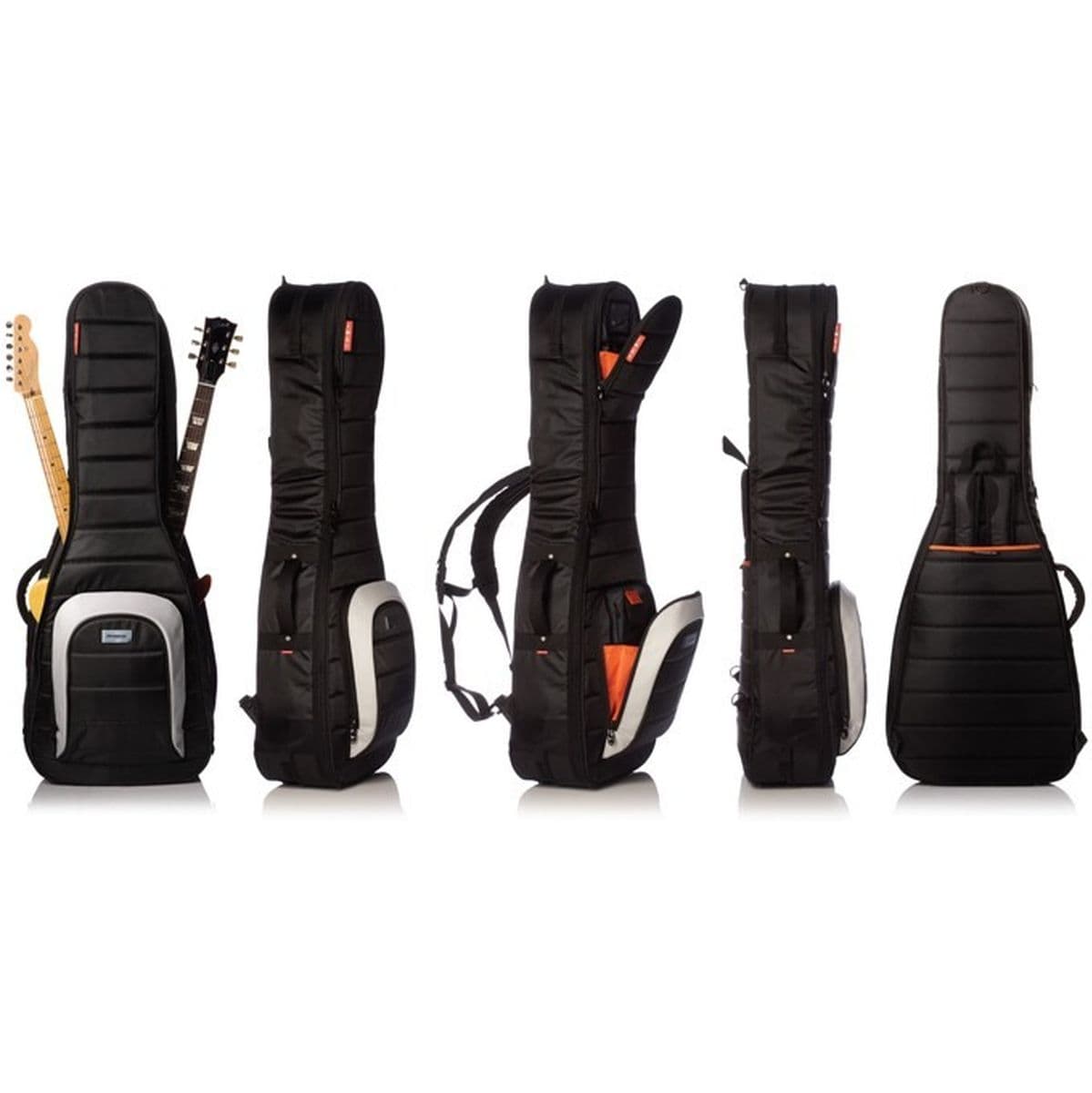 Classic Dual Electric Guitar Case Black — MONO