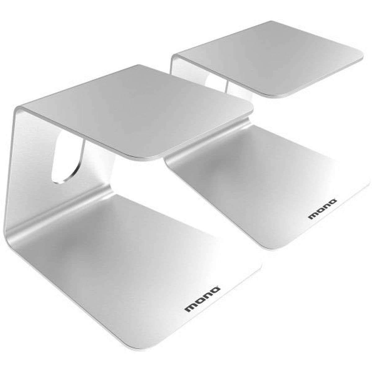Studio Monitor Stands Silver — MONO