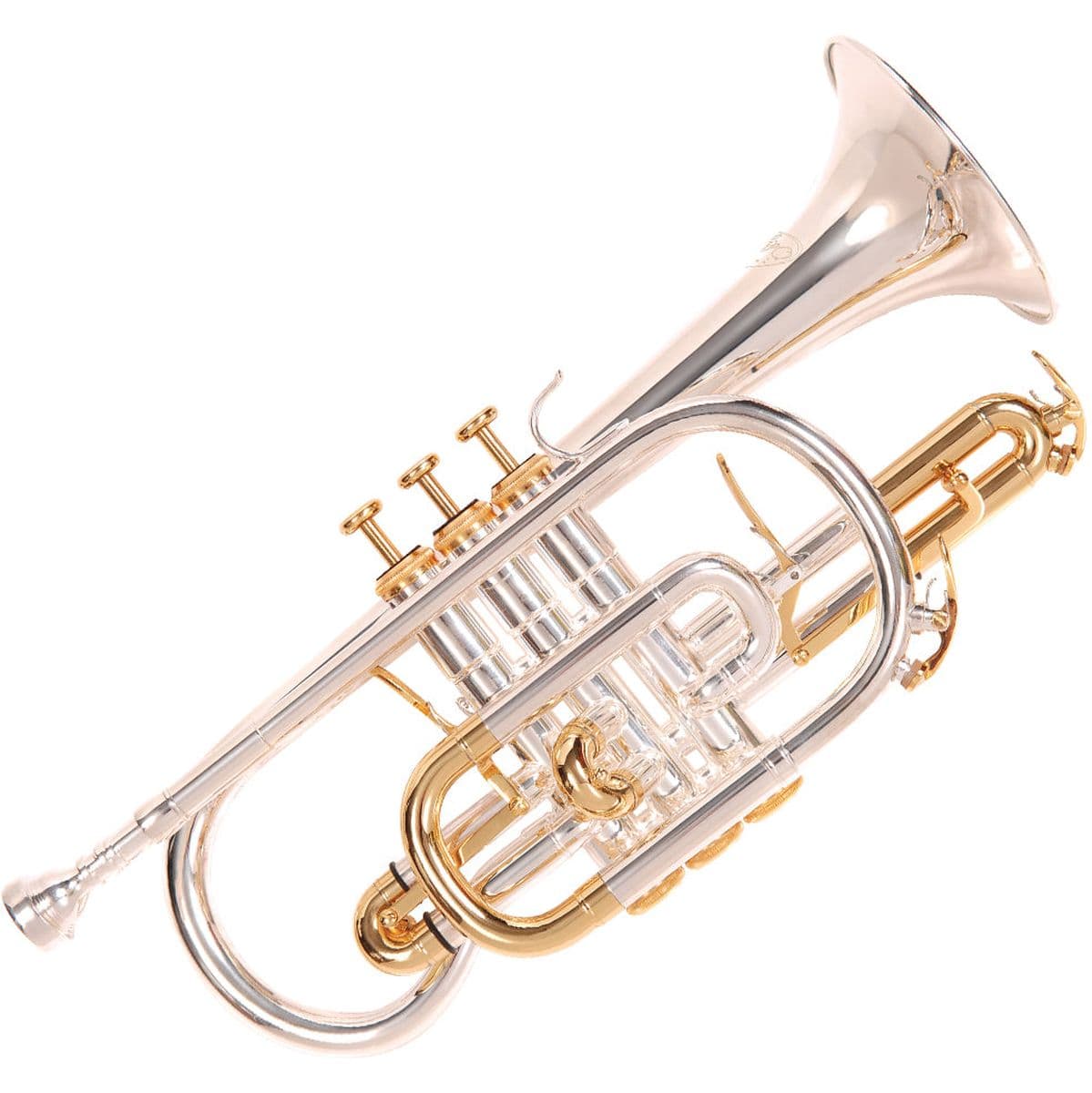 Premiere Silver Plated Cornet Wcase & DW MP — Odyssey