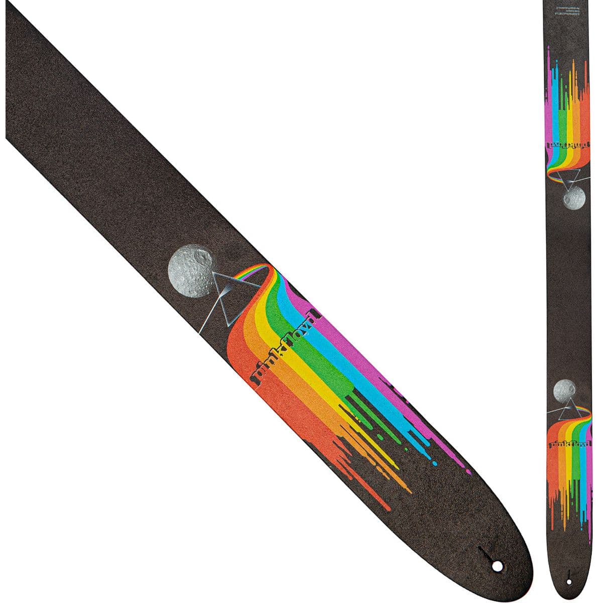 11058 Pink Floyd Dark Side Prism Leather Guitar Strap — Perris