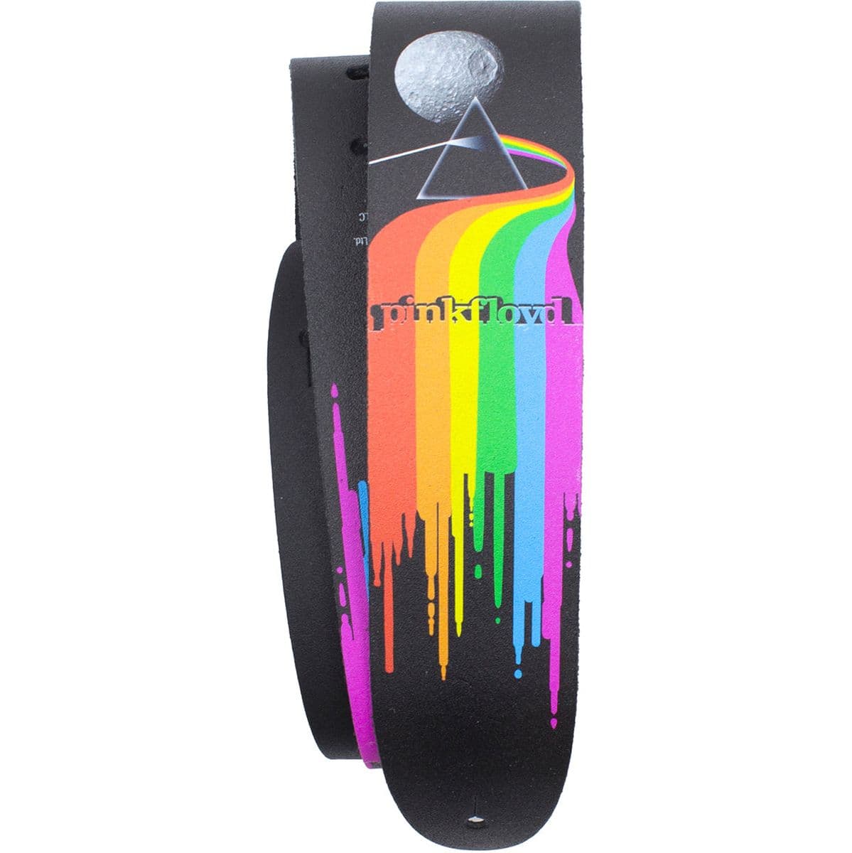 11058 Pink Floyd Dark Side Prism Leather Guitar Strap — Perris