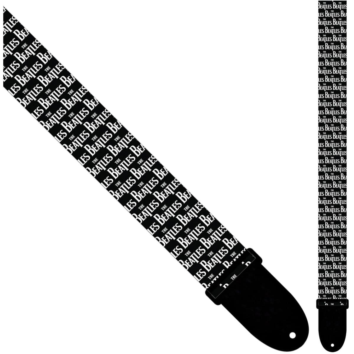6103 The Beatles Whiteblack Logo Poly Guitar Strap — Perris