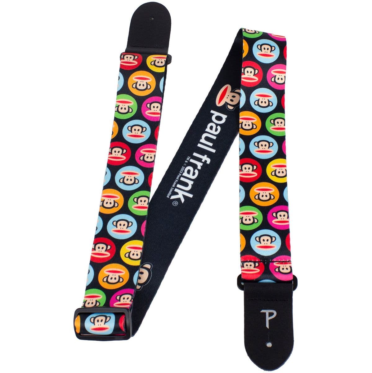8298 Paul Frank Multi Colour Dots Poly Guitar Strap — Perris