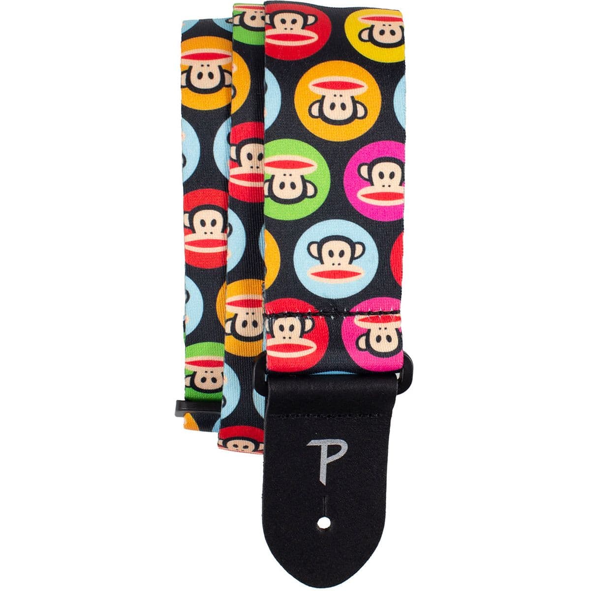 8298 Paul Frank Multi Colour Dots Poly Guitar Strap — Perris