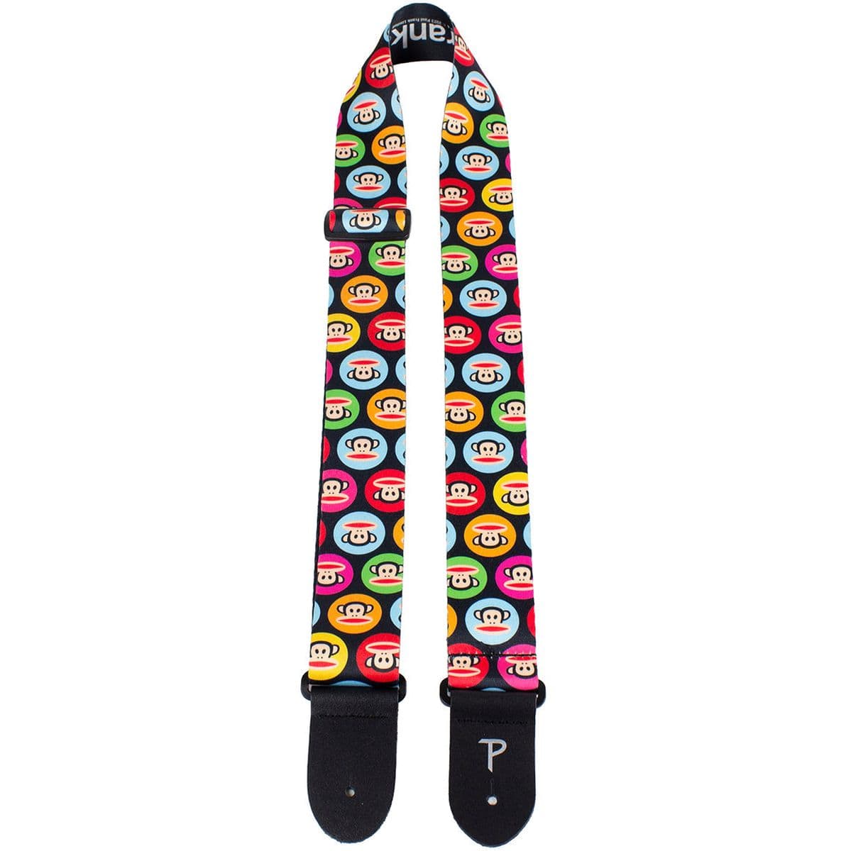 8298 Paul Frank Multi Colour Dots Poly Guitar Strap — Perris