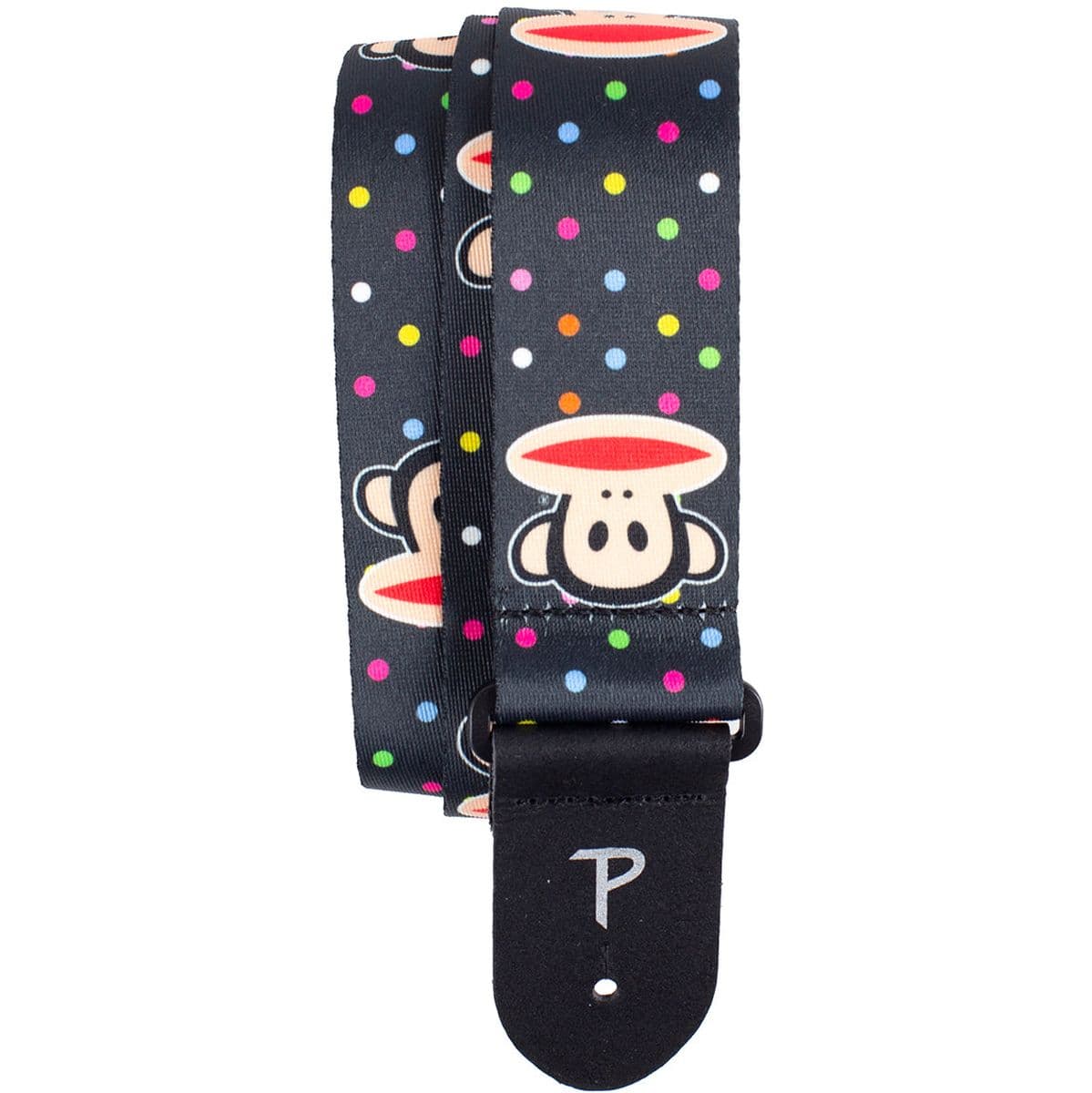 8299 Paul Frank Multi Colour Mini Dot Julius Poly Guitar Strap — Perris