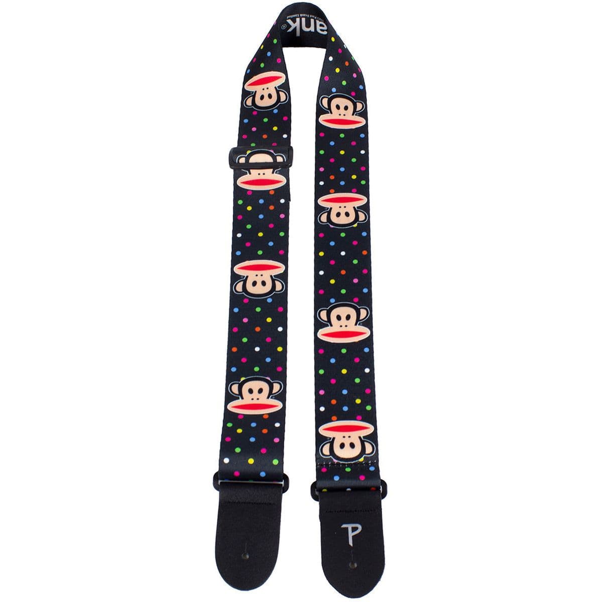 8299 Paul Frank Multi Colour Mini Dot Julius Poly Guitar Strap — Perris