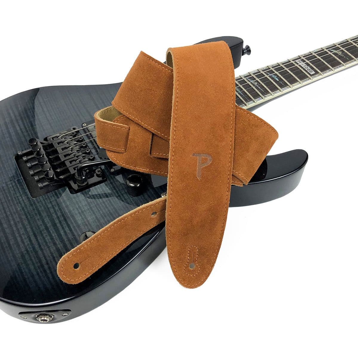 200 2.5 Soft Suede Guitar Strap Brown — Perris