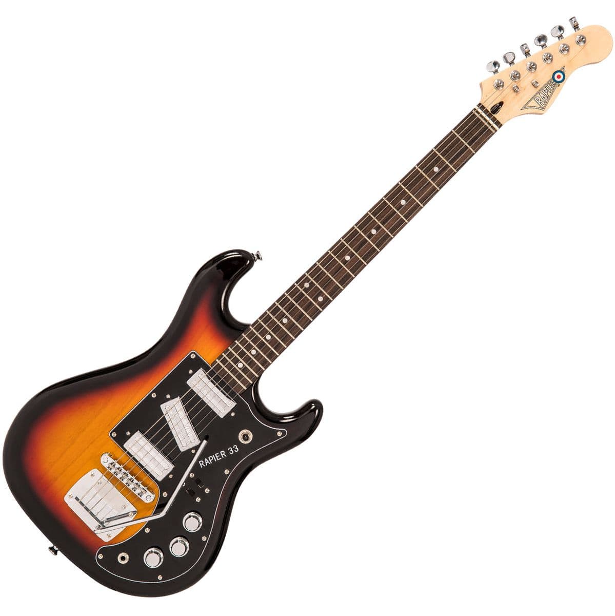 33 Electric Guitar - 3 Tone Sunburst — Rapier