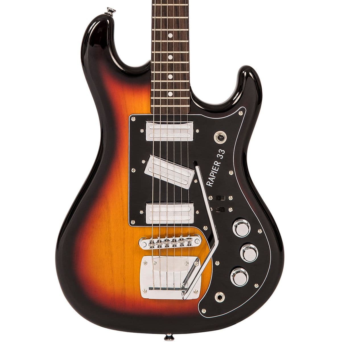 33 Electric Guitar - 3 Tone Sunburst — Rapier