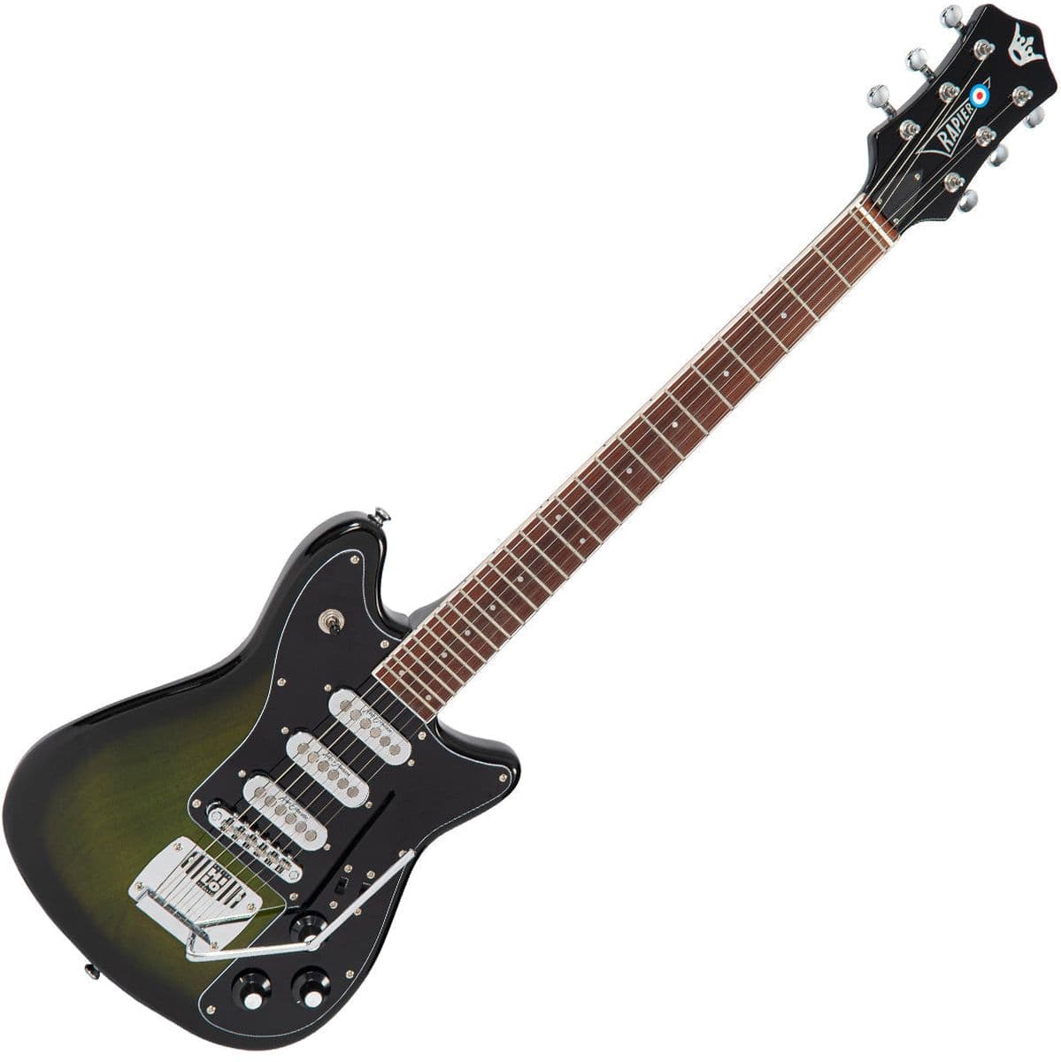 Mercury Electric Guitar - Greenburst — Rapier