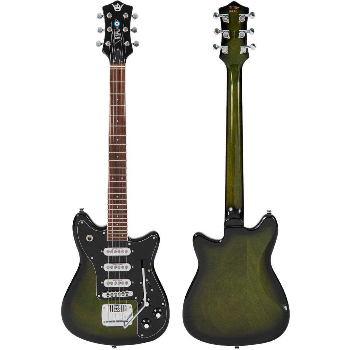 Mercury Electric Guitar - Greenburst — Rapier