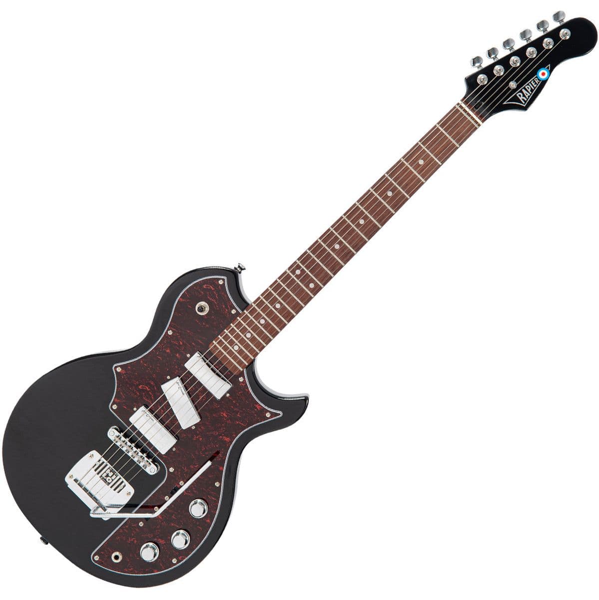 Deluxe Electric Guitar - Gloss Black — Rapier