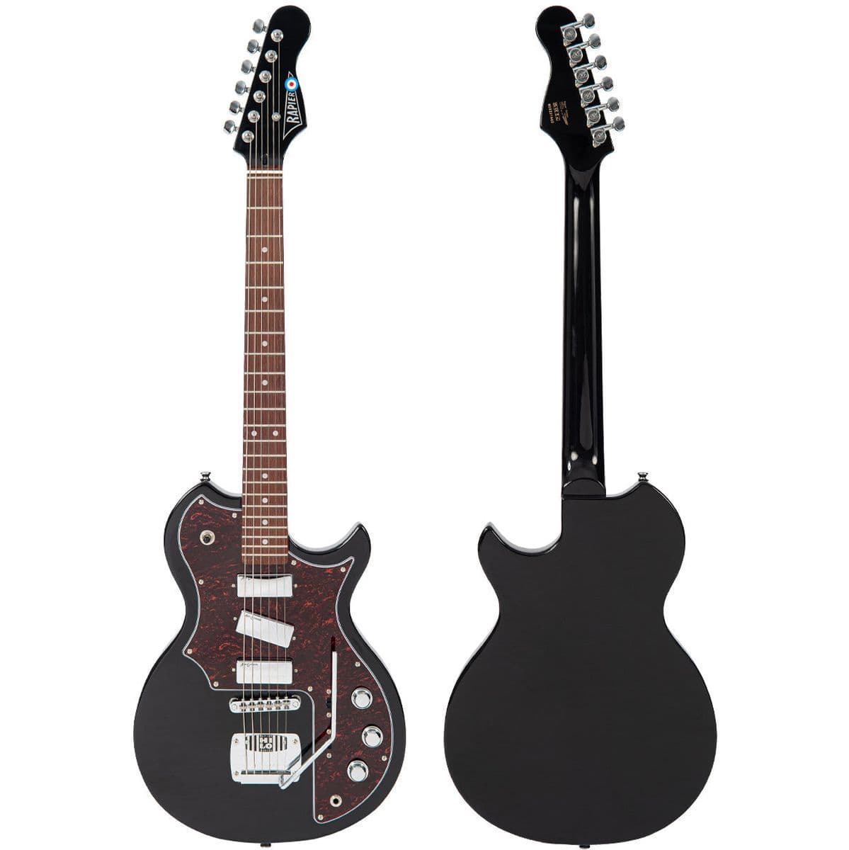 Deluxe Electric Guitar - Gloss Black — Rapier