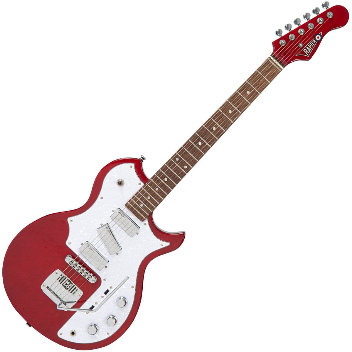 Deluxe Electric Guitar - Thru Red — Rapier