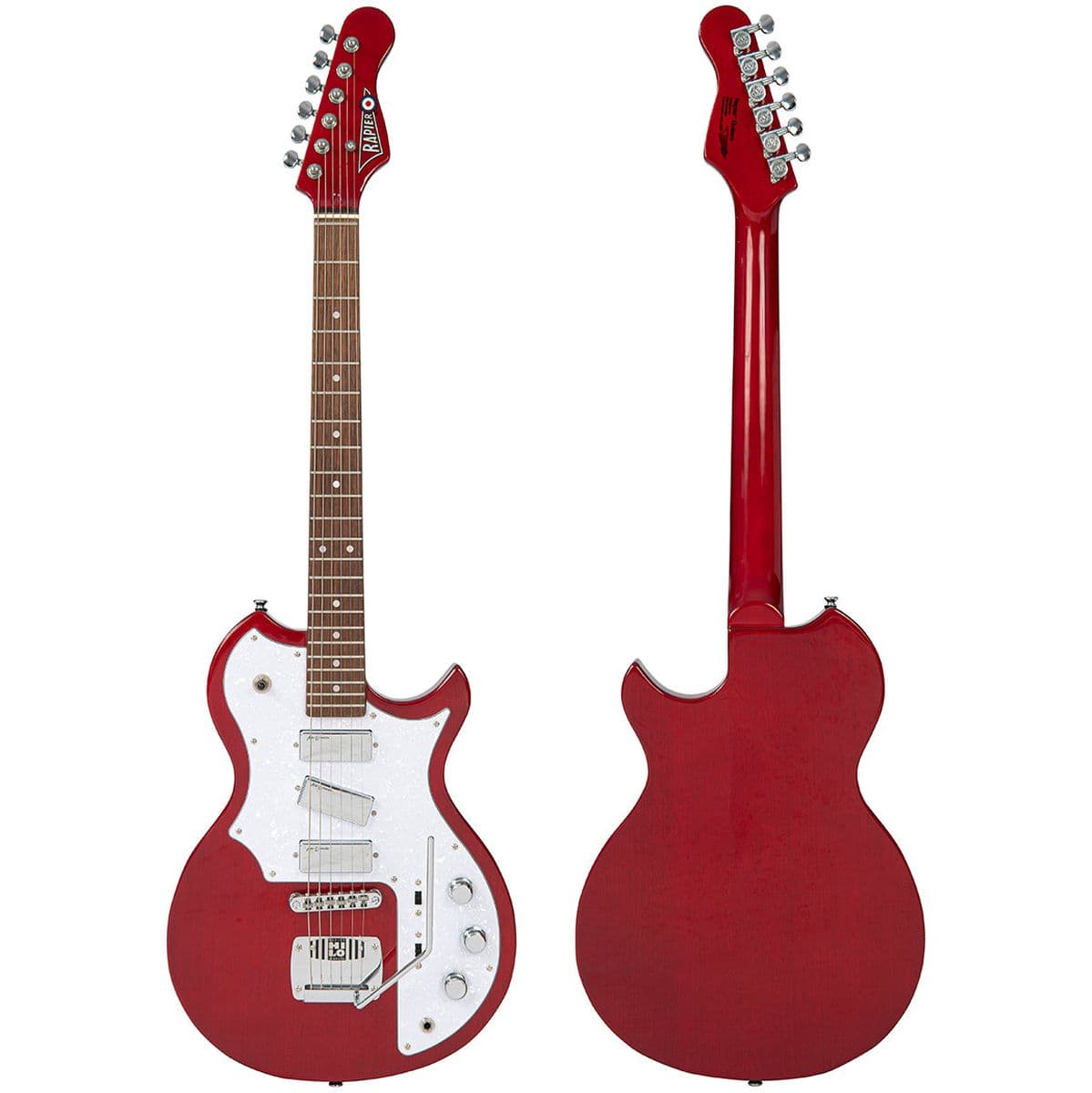 Deluxe Electric Guitar - Thru Red — Rapier
