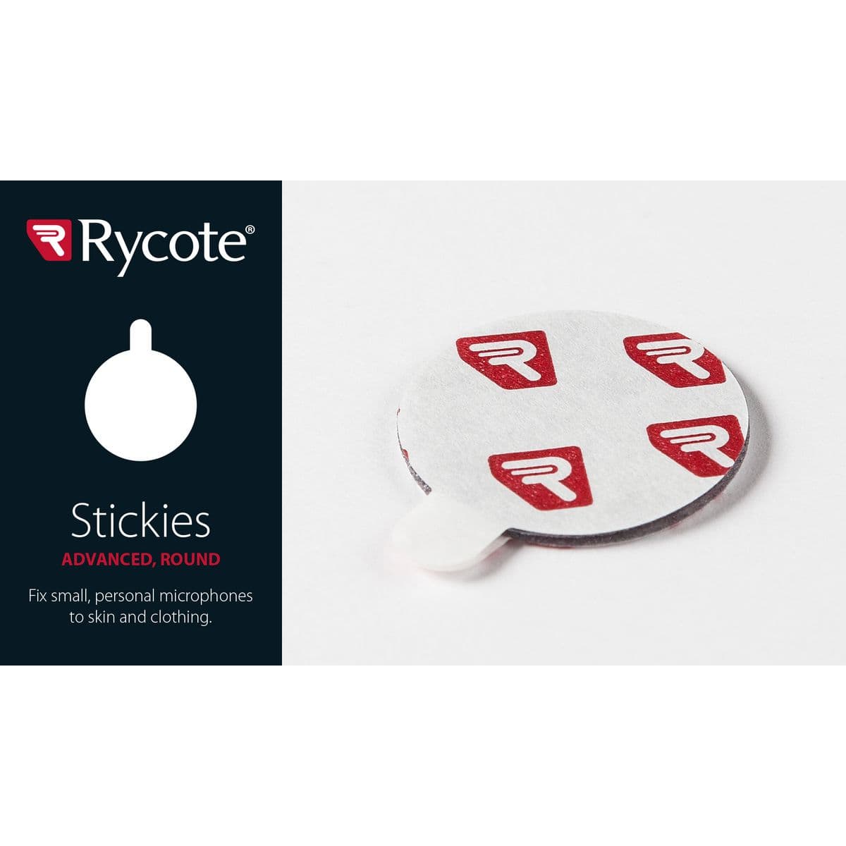 Stickies Adv 23mm Round (Bag Of 100) — Rycote