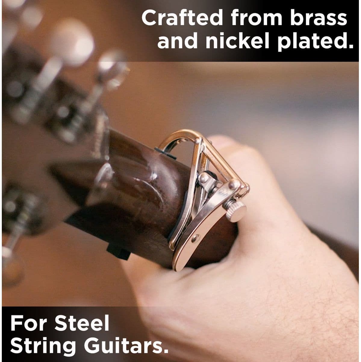 C1 Guitar Capo - Brushed Nickel — Shubb