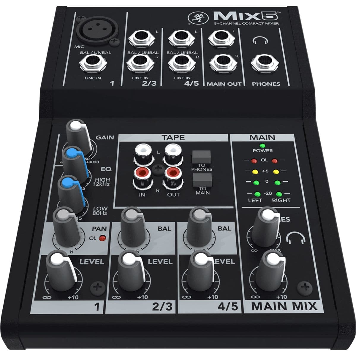 MIX5 Compact 5 Kanale 8 Inputs — Mackie