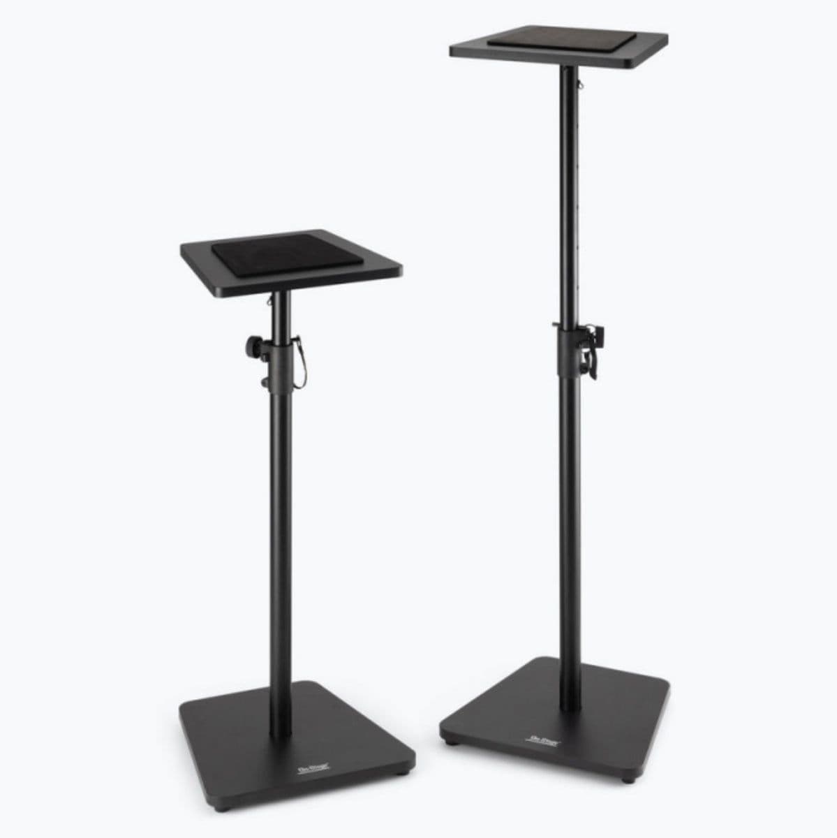 Wood Monitor Stands Black Pair — OnStage