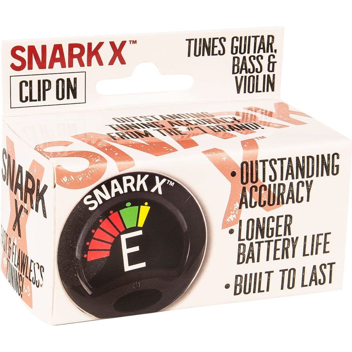 X - Clip On Guitar Bass & Violin Tuner — Snark Tuner