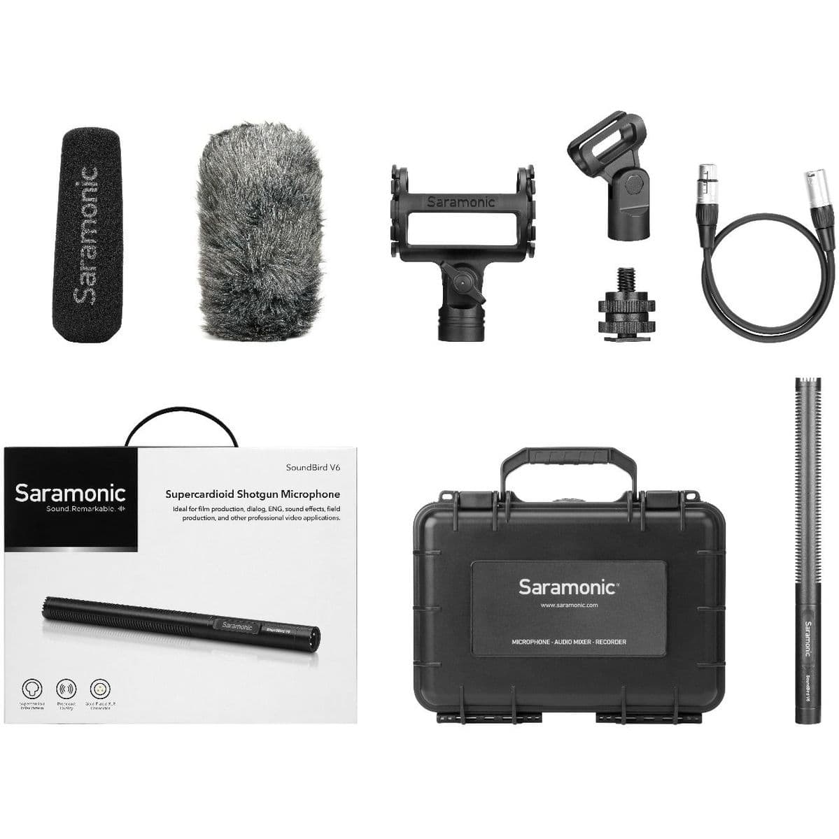 Super-Cardioid High-Quality Shotgun Microphone — Saramonic