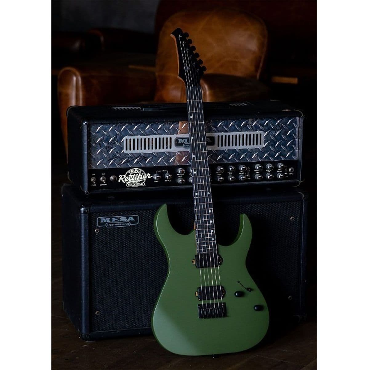 S-400 MGR Satin Dark Green — Spira Guitars