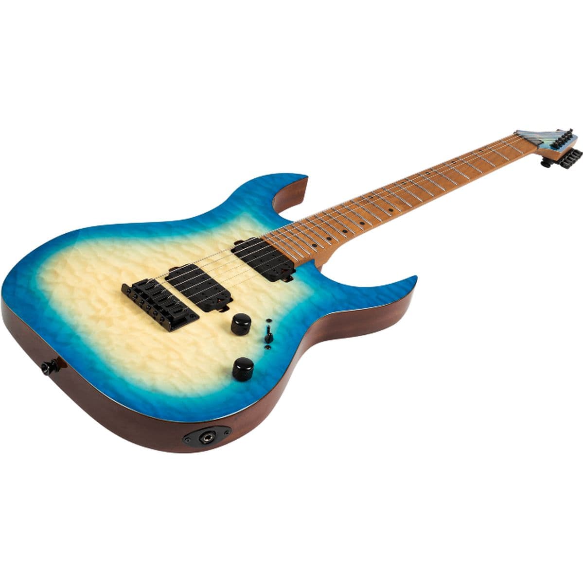 S-500 Qab Trans Aqua Blue — Spira Guitars
