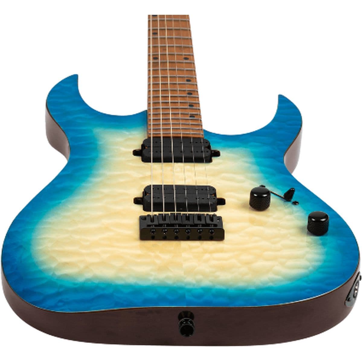 S-500 Qab Trans Aqua Blue — Spira Guitars