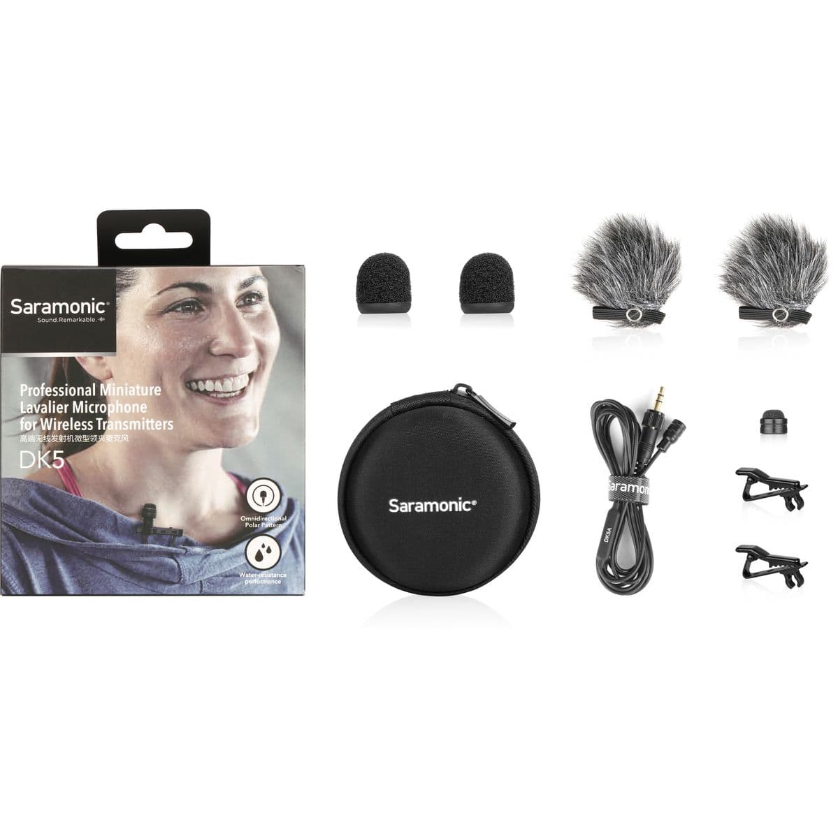 DK6A Headphone Microphone w/ Mini Jack TRS — Saramonic