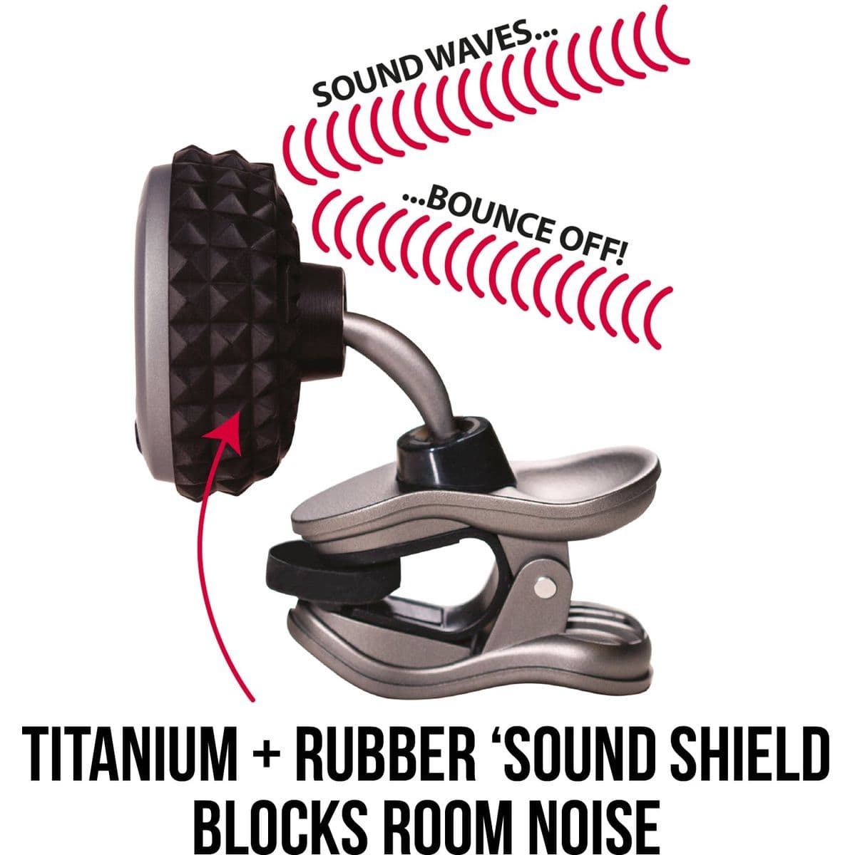ST8T Titanium Rechargeable Tuner — Snark Tuner